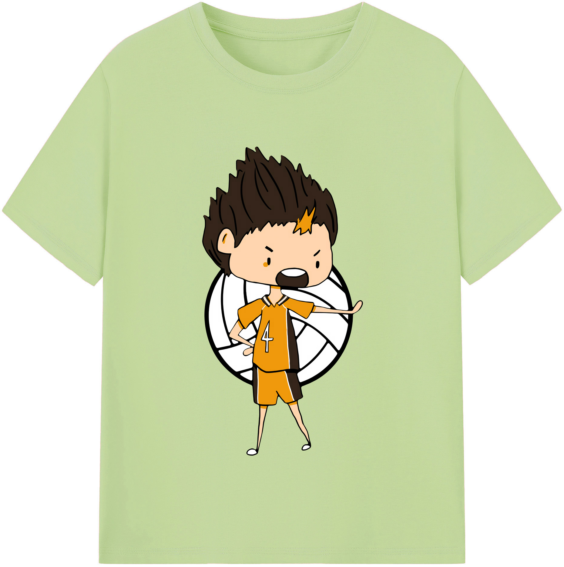 （画像用） ハイキュー!! Haikyu!! 綿100％半袖Tシャツ（フロントプリント）